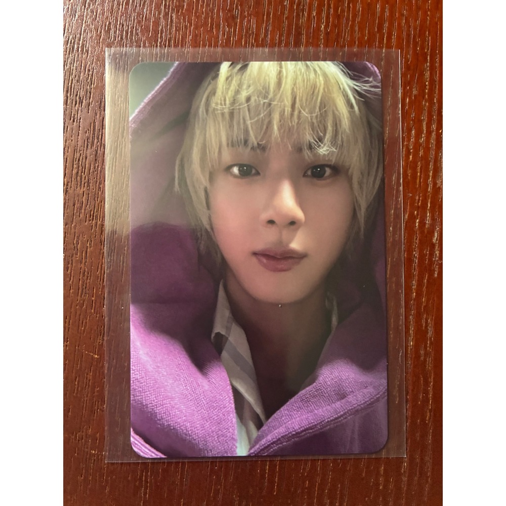 BTS Jin official Happy album photocard